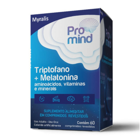 Promind Triptofano + Melatonina 60 Comprimidos