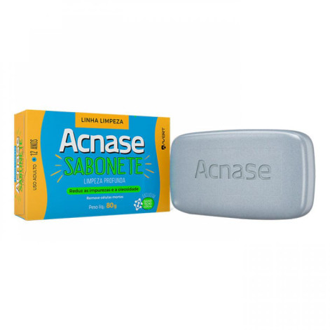  Sabonete Facial Acnase Clean Limpeza Profunda com 80g