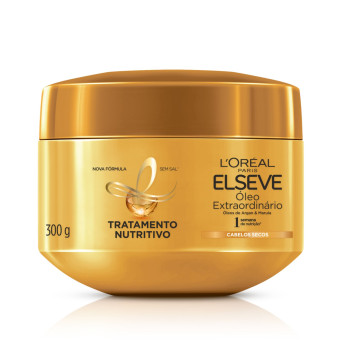 Creme de Tratamento Cabelo Secos L'Oréal Paris Elseve Óleo Extraordinário 300g