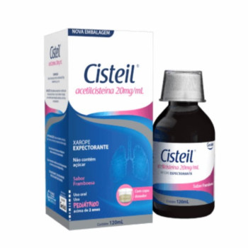 Cisteil 20mg/ml Xarope Expectorante Pediátrico 120ml
