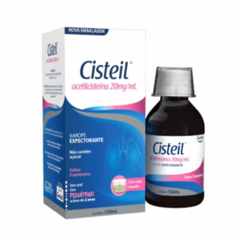 Cisteil 20mg/ml Xarope Expectorante Pediátrico 120ml