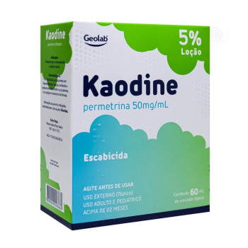 Kaodine Permetrina 50mg/ml Uso Tópico Geolab 60ml