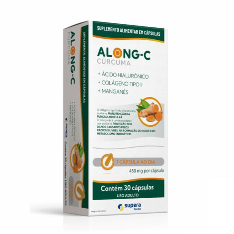   Cúrcuma + Colágeno Tipo ll Along-C 30 Cápsulas