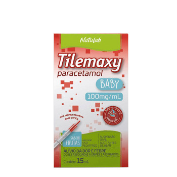 Tilemaxy Baby Paracetamol 100mg/ml Suspensão Oral 15ml