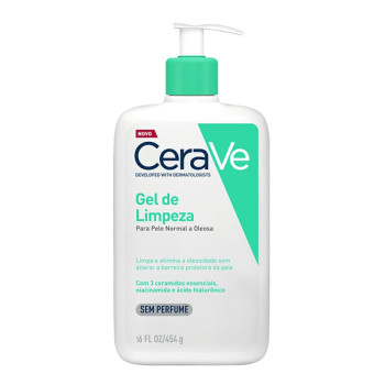 Gel de Limpeza Antioleosidade Facial Cerave Pele Normal a Oleosa 454g