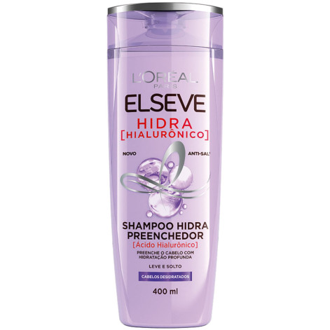 Shampoo L'Oréal Paris Elseve Hidra Hialurônico Preenchedor 400ml