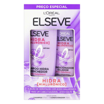 Kit L'Oréal Elseve Hidra Hialurônico Shampoo 375ml + Condicionador 170ml